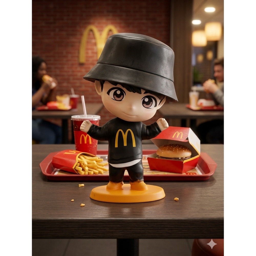 McDonalds 2025 TinyTAN BTS Jung Kook #14 Encore Edition Happy Meal Toy Figure